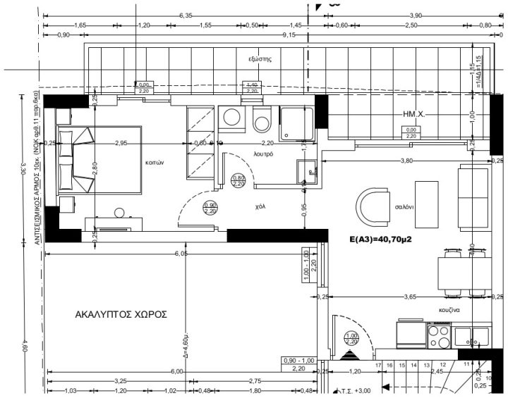 2 bedroom apartment Α3